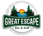 Great Escape Bar & Grill Phelps, Wisconsin logo.