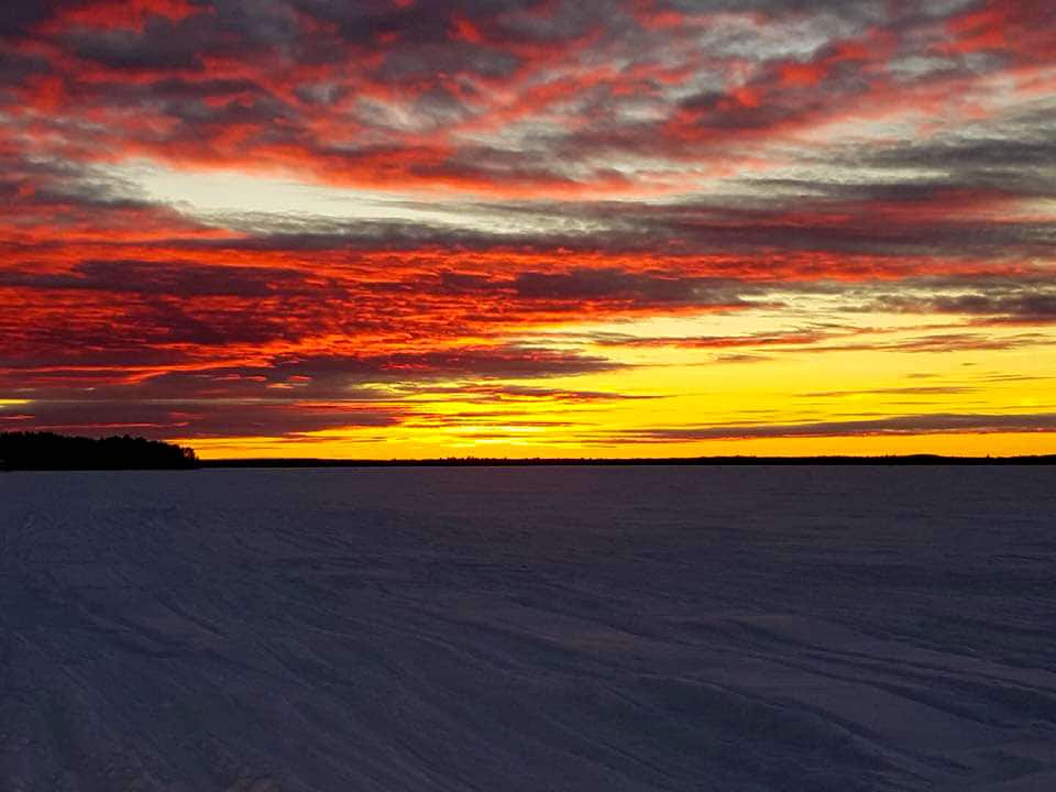 red-sunset-on-frozen-north-twin-lake-wi